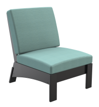 Deep Sea Armless Sectional Chair
